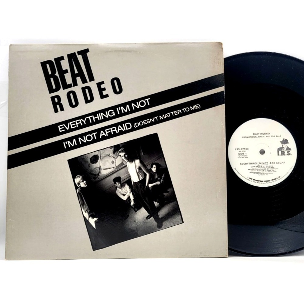 BEAT RODEO - EVERYTHING I'M NOT - ROCK SINGLE RECORD PROMO GOLD STAMPED
